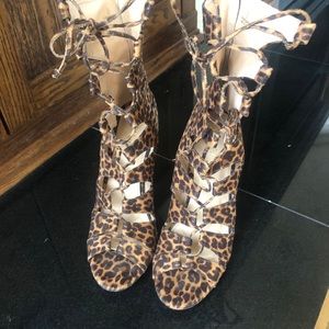 Cheetah Print High Heels.